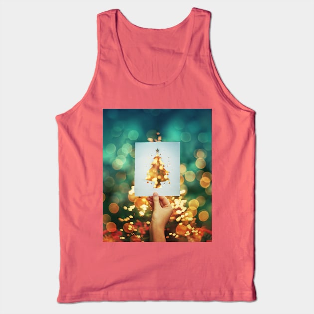 Christmas Tree Tank Top by 1STunningArt